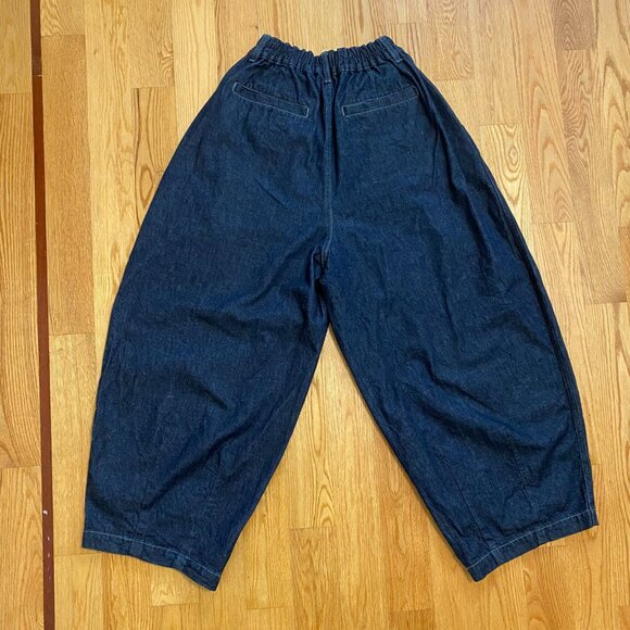 Made in Japan • Harvesty Circus Pants 100% cotton balloon leg jeans - Picture 3 of 7
